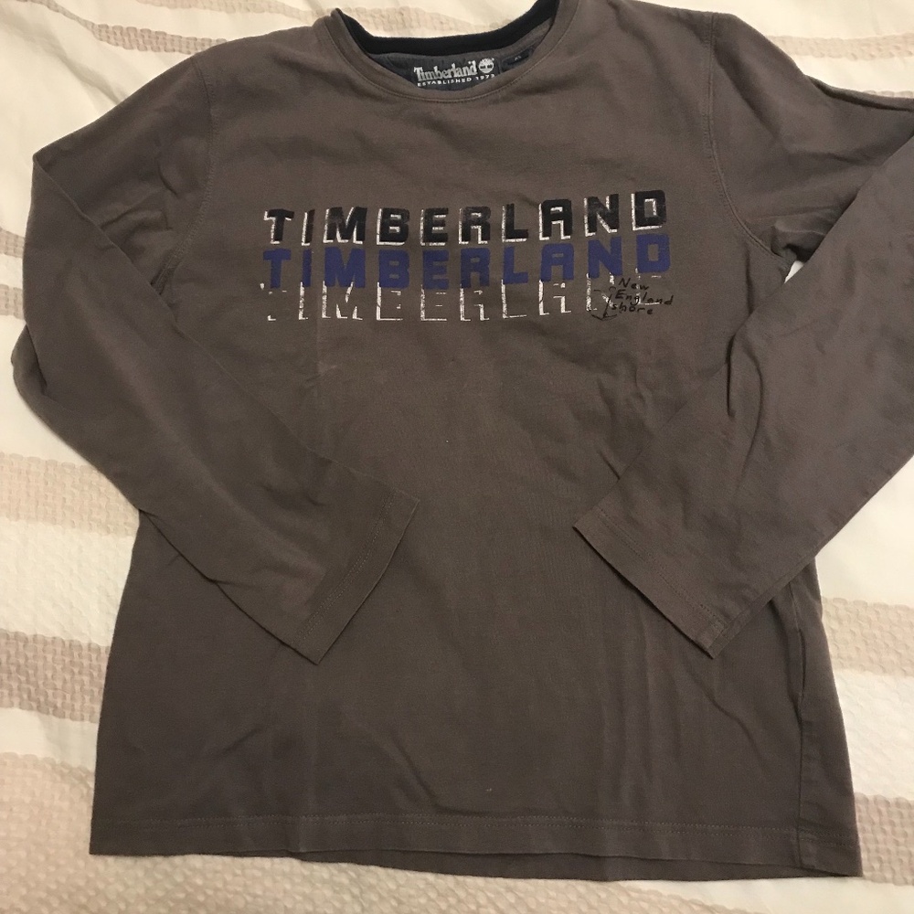 Youth Timberland Cotton Long Sleeve Tee - size xs